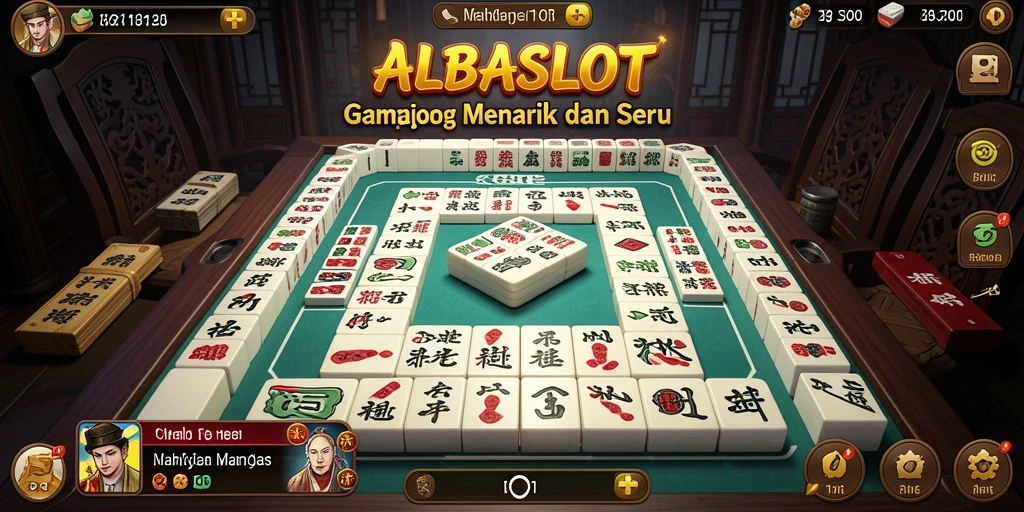 Tampilan gameplay menarik dari game Mahjong ALBASLOT.