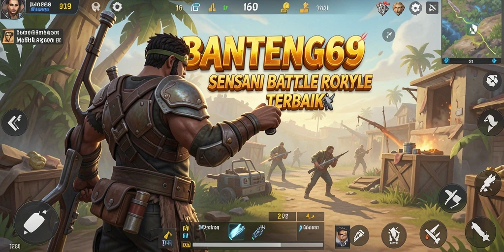 Tampilan gameplay mendebarkan di BANTENG69, pertempuran antar pemain.