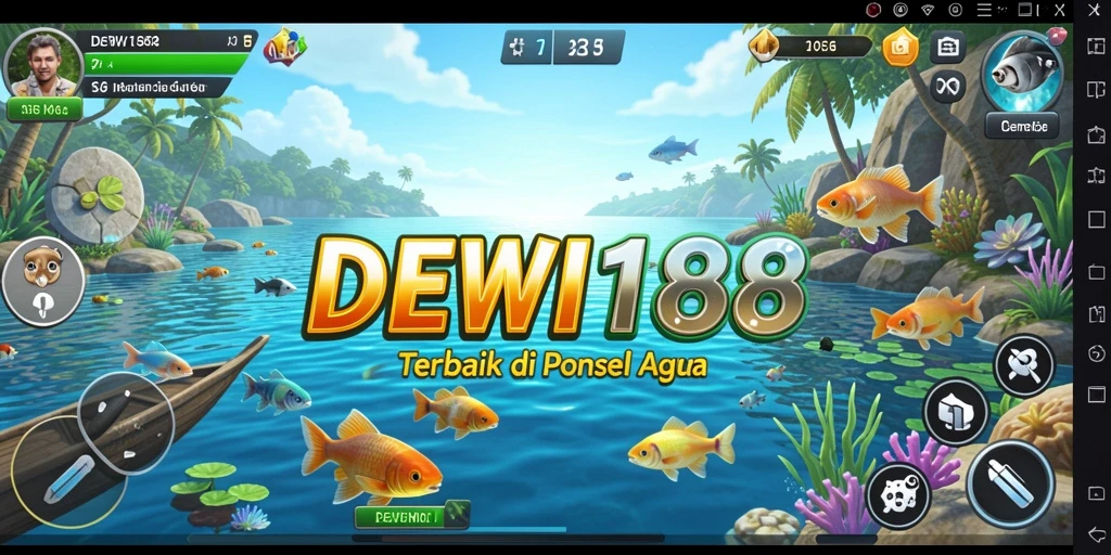 Tampilan gameplay DEWI188 yang menggugah selera pemancing.