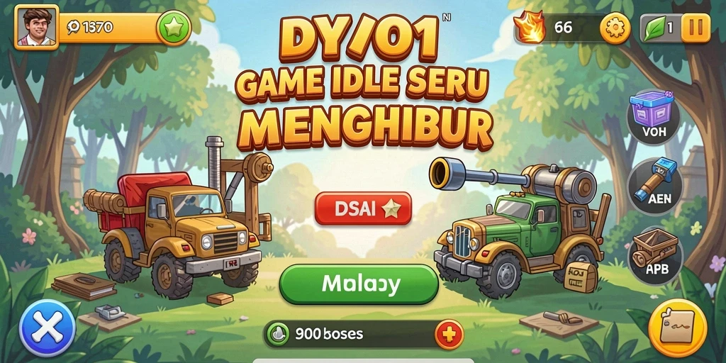 Tampilan gameplay seru dan menarik dari game Idle.