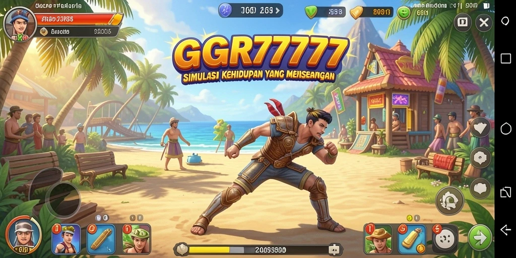 Tampilan gameplay GGR7777 yang realistis dan menarik.