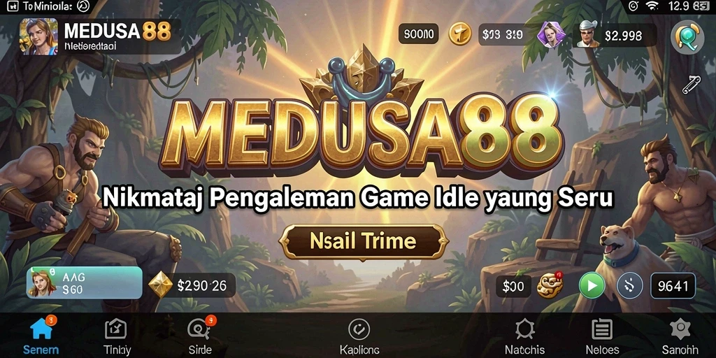 Menampilkan gameplay <strong>MEDUSA88</strong> yang seru dan mendebarkan dalam genre Idle.