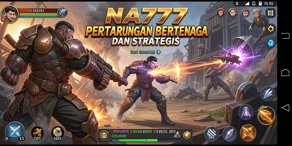 Gameplay intens dan grafis memukau dalam NA777.