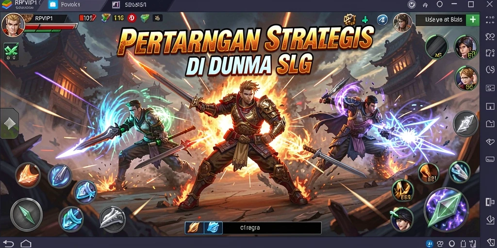 Tampilan gameplay menakjubkan dalam RPVIP1 yang penuh strategi.
