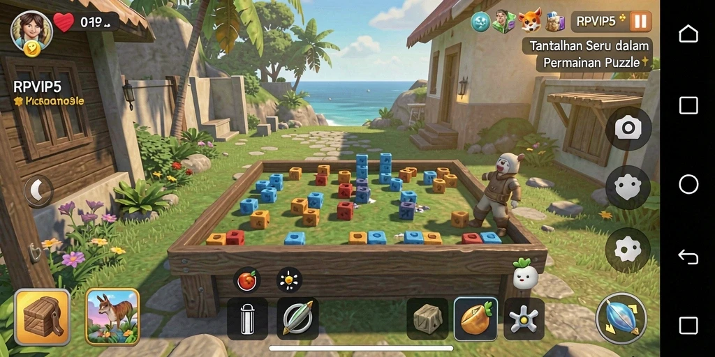 Tampilan gameplay seru dan menantang dari RPVIP5.