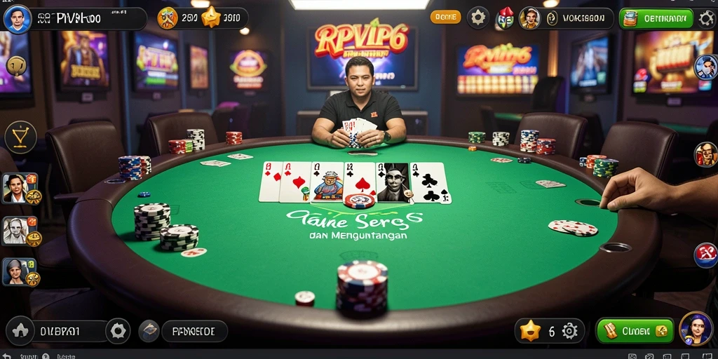 Tampilan gameplay seru di RPVIP6 dengan pemain aktif.