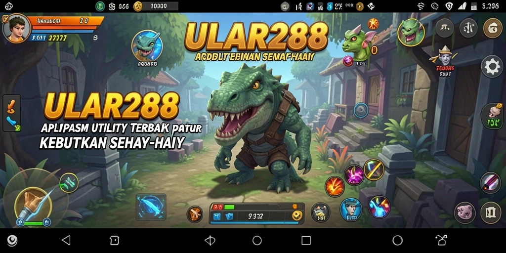 Tampilan antarmuka ULAR288 yang intuitif dan fungsional.