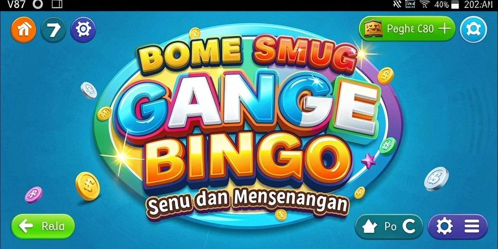 Screenshot gameplay V87 menampilkan momen seru dalam permainan Bingo.