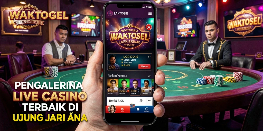 Tampilan gameplay Live Casino yang menarik dan interaktif di WAKTOGEL.