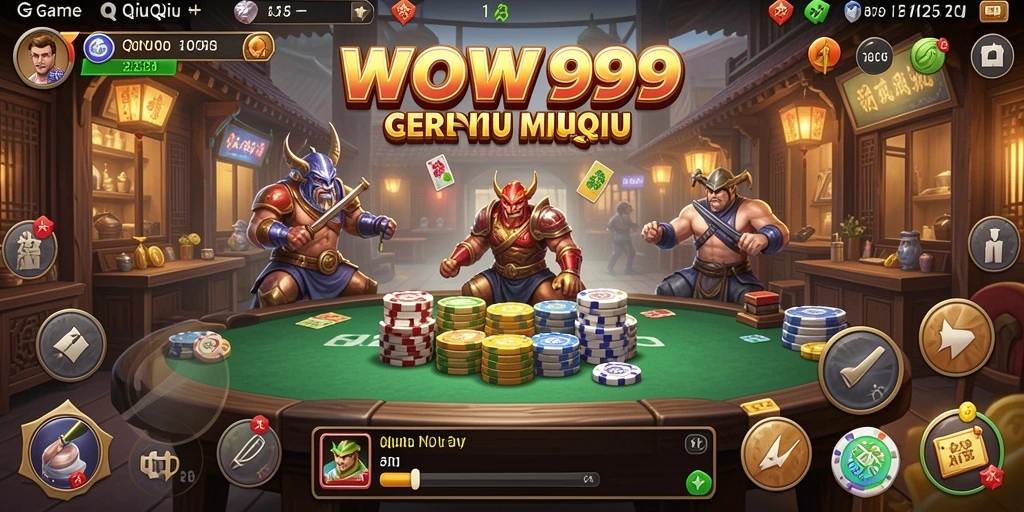 Gameplay QiuQiu yang seru dan interaktif di WOW99.