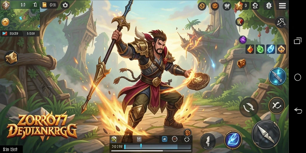 Tampilan gameplay RPG yang menakjubkan di ZORO77.